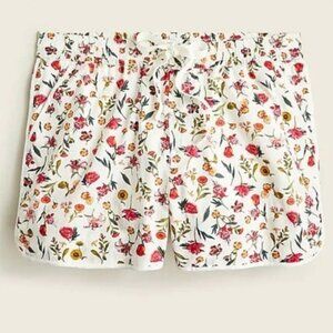 J. Crew NWT Floral Pull-on Seaside Shorts sz M